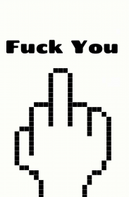 kratkowane fuck you