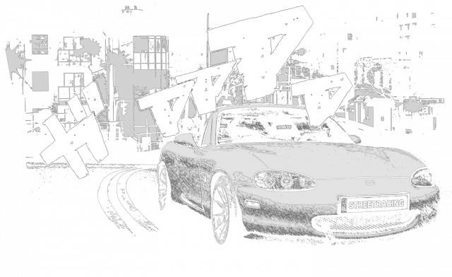 Mazda MX5 - initialD style