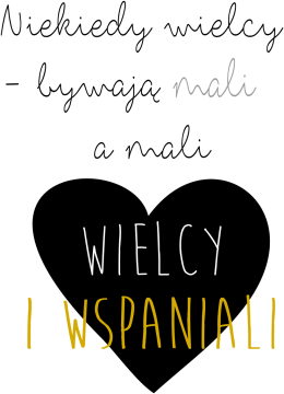 Bluza mali są wielcy
