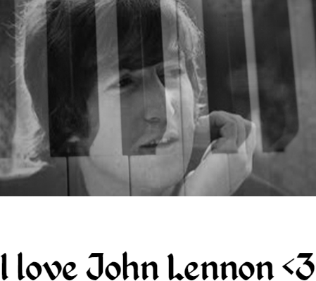 kubek "I love John Lennon"