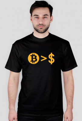 Koszulka bitcoin dolar - Krypto Koszulki