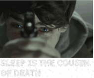 koszulka t-shirt SLEEP IS THE COUSIN OD DEATH