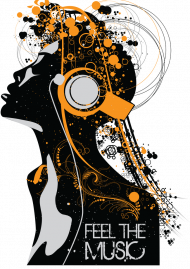 Eko torba FEEL THE MUSIC - White Raven Style