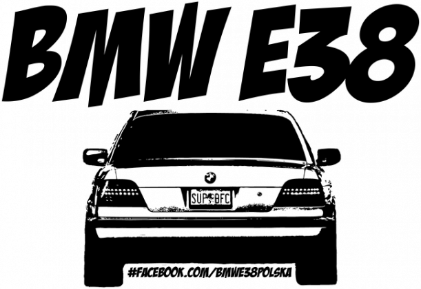 Damska koszulka ''BMW E38''
