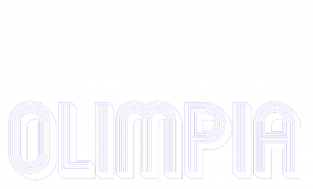 I love Olimpia - niebieska