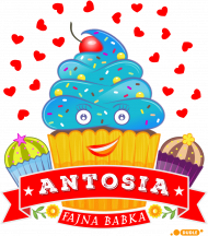 Antosia Fajna Babka - Koszulka damska czarna z imieniem