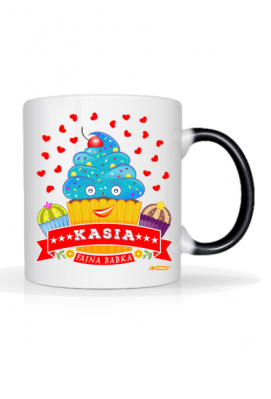 Kasia Fajna Babka - Kubek magiczny z imieniem - Dudle