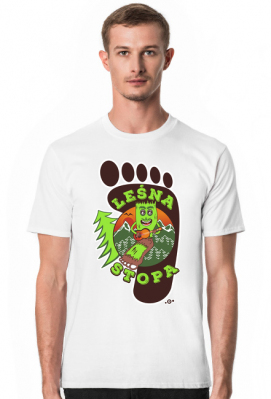 Leśna Stopa - Męska koszulka - Dudle