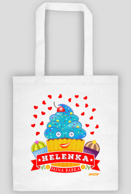 Helenka Fajna Babka - Torba na zakupy z imieniem - Dudle