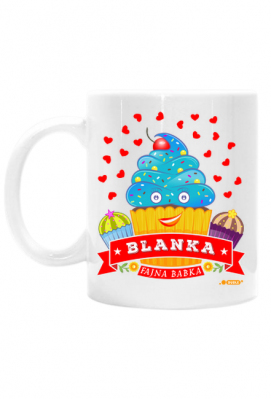 Blanka Fajna Babka - Kubek biały z imieniem - Dudle