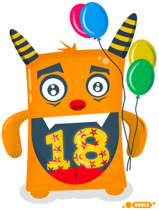 Magiczny Kubek - Monster na 18 Urodziny