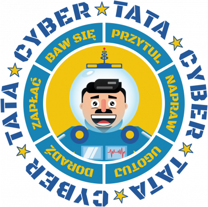 Cyber Tata - Koszulka męska dla taty