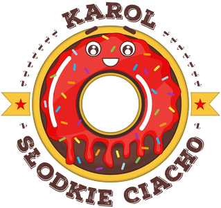 Karol Słodkie Ciacho - Kubek biało-kolorowy z imieniem