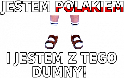 Jestem Polakiem! - Bluza z kapturem Kangoo