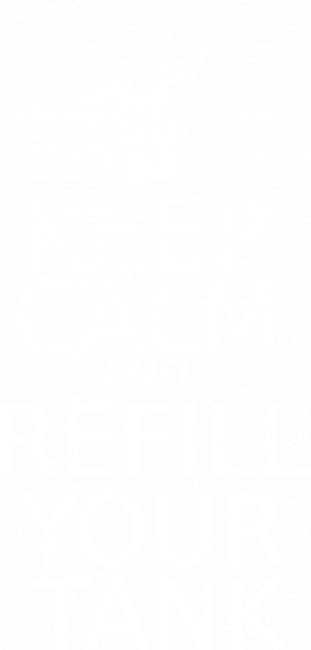 KEEP CALM AND REFILL YOUR TANK - koszulka męska