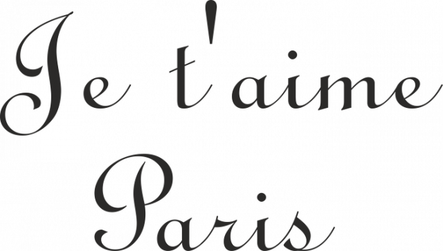 T-shirt Je t'aime Paris