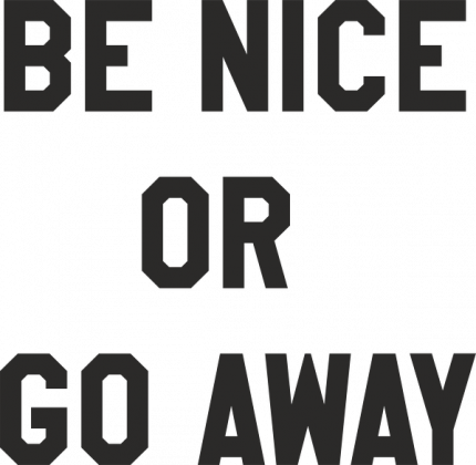 T-shirt be nice