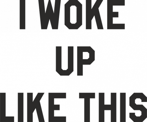 T-shirt woke up
