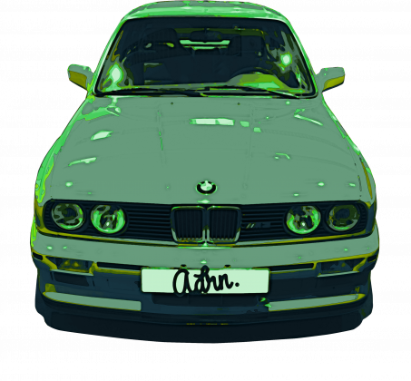 BMW e30 m3 green