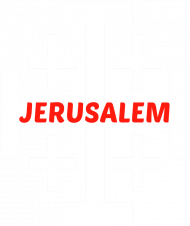 Krzyż Jerozolimski, bluza męska z kapturem