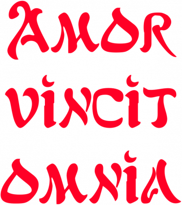 Amor vincit omnia, bluza męska