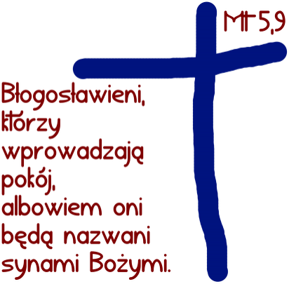 Błogosławieni pokój kubek