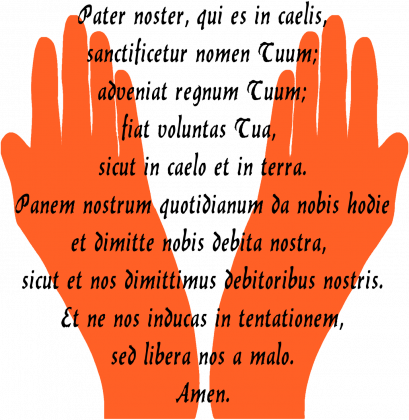 Pater noster, koszulka męska