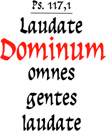 Laudate Dominum, bluza męska