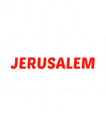 Krzyż Jerozolimski, koszulka męska bez rękawów