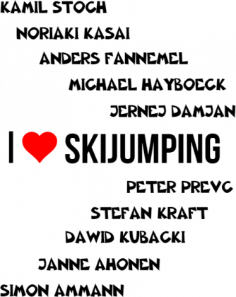Kubek - I Love Skijumping z zawodnikami