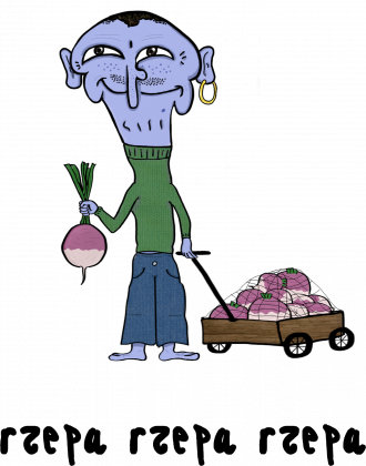 Sprzedawca rzepy