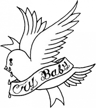 LIL PEEP CRY BABY WHITE TEE