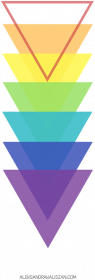 Torba w kolorowe trójkąty