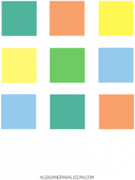 Torba w kolorowe kwadraciki