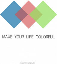 Kubek "Make your life colorful"