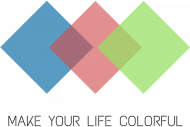 T-shirt damski "Make your life colorful"