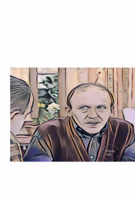 Czarny baranie