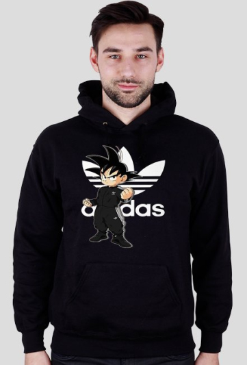 Bluza męska z kapturem Street Goku - Dragon Ball Limited Edition