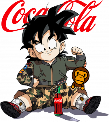Bluza z kapturem Męska Goku Cola - Dragon Ball Oferta Limitowana