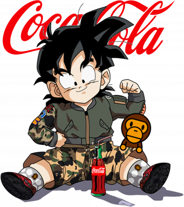 Koszulka dla chłopca Goku Cola - Dragon Ball Oferta Limitowana