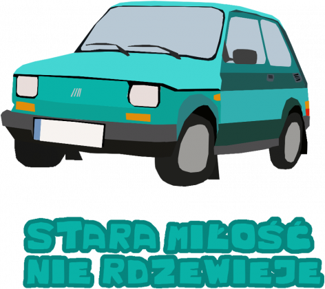 Zielony fiat 126p