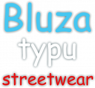 Bluza typu streetwear