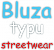 Bluza typu streetwear - damska