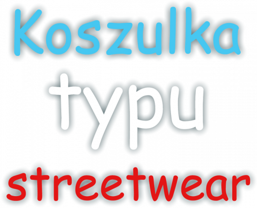 Koszulka typu streetwear - damska