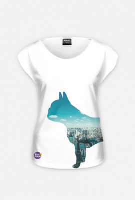 Bulldog - Full Print damska - Psia Stacja