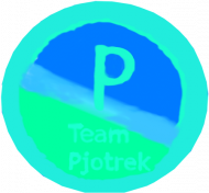 Miś z logo Team'u Pjotrek