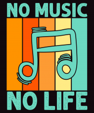 NO MUSIC NO LIFE poduszka Jasiek