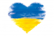 Serce z flagą Ukrainy