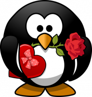 Zakochany pingwin