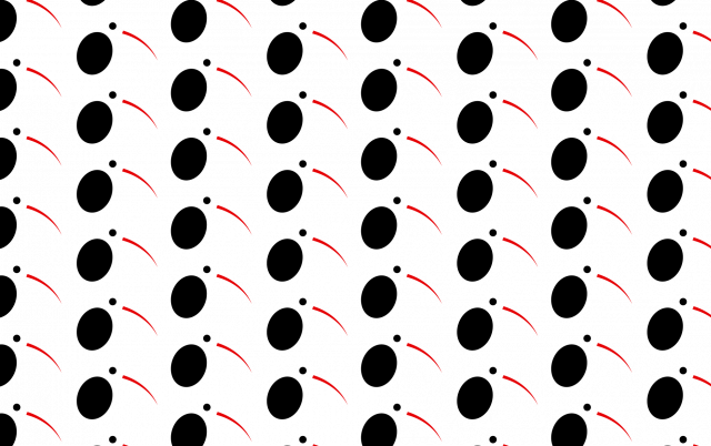 Oryginalna, stylowa maseczka z minimalistycznym symbolem kiwi.